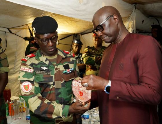  Visite du Ministre des Forces Armées, le général (2s) Birame DIOP