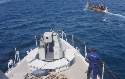Opération FRONTEX: Interception ce jour deux pirogues.